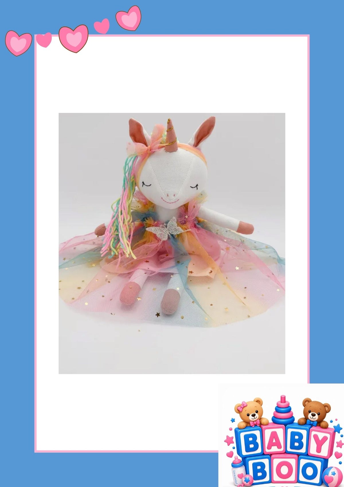 Unicorn Rainbow Plushies